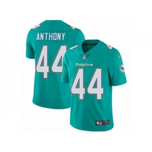 Youth Nike Miami Dolphins #44 Stephone Anthony Aqua Green Team Color Vapor Untouchable Limited Player NFL Jersey