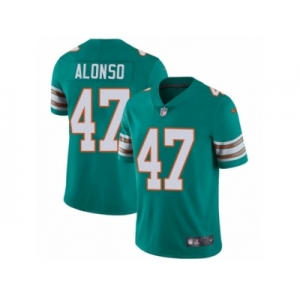 Youth Nike Miami Dolphins #47 Kiko Alonso Vapor Untouchable Limited Aqua Green Alternate NFL Jersey