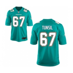 Youth Nike Miami Dolphins #67 Laremy Tunsil Green Team Color NFL Jersey