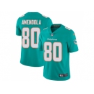 Youth Nike Miami Dolphins #80 Danny Amendola Aqua Green Team Color Stitched NFL Vapor Untouchable Limited Jersey