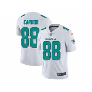 Youth Nike Miami Dolphins #88 Leonte Carroo Vapor Untouchable Limited White NFL Jersey