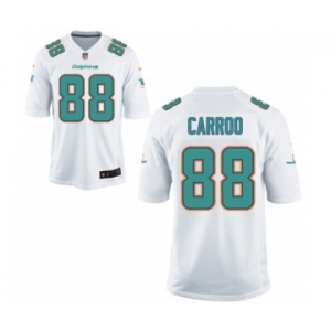 Youth Nike Miami Dolphins #88 Leonte Carroo White NFL Jersey