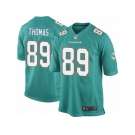 Youth Nike Miami Dolphins #89 Julius Thomas Game Aqua Green Team Color NFL Jersey