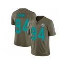 Youth Nike Miami Dolphins #94 Robert Quinn Olive Stitched NFL Limited 2017 Salute to Service Jersey