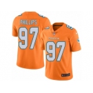 Youth Nike Miami Dolphins #97 Jordan Phillips Limited Orange Rush NFL Jersey