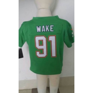 nike kids jerseys miami dolphins #91 wake green[nike]