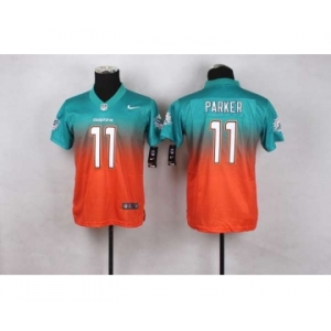 nike youth nfl jerseys miami dolphins #11 parker green-orange[Elite drift fashion][second version][parker]