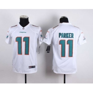 nike youth nfl jerseys miami dolphins #11 parker white[nike][parker]