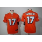 nike youth nfl jerseys miami dolphins #17 tannehill orange[nike limited]