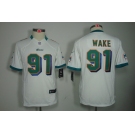 nike youth nfl jerseys miami dolphins #91 wake white[nike]