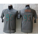 nike youth nfl jerseys miami dolphins #95 jordan grey[nike vapor]