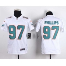 nike youth nfl jerseys miami dolphins #97 phillips white[nike]