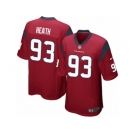 Men Nike Houston Texans #93 Joel Heath Game Red Alternate NFL Jersey