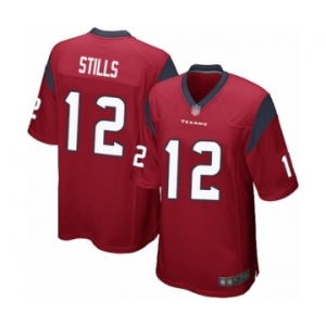 Men's Houston Texans #12 Kenny Stills Game Red Alternate Football Jersey