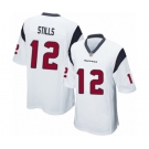Men's Houston Texans #12 Kenny Stills Game White Football Jersey