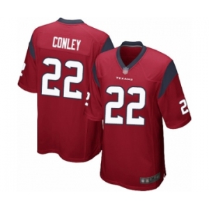 Men's Houston Texans #22 Gareon Conley Game Red Alternate Football Jersey