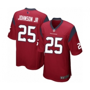 Men's Houston Texans #25 Duke Johnson Jr Game Red Alternate Football Jersey