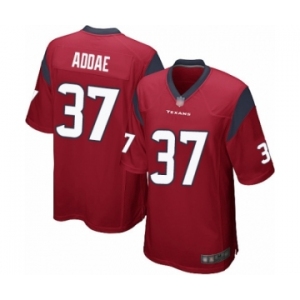 Men's Houston Texans #37 Jahleel Addae Game Red Alternate Football Jersey