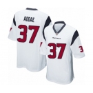 Men's Houston Texans #37 Jahleel Addae Game White Football Jersey