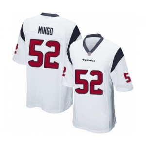 Men's Houston Texans #52 Barkevious Mingo Game White Football Jersey