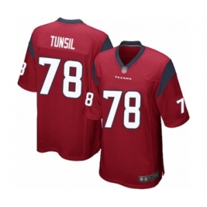 Men's Houston Texans #78 Laremy Tunsil Game Red Alternate Football Jersey