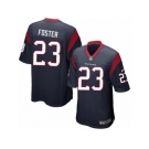 Men's Nike Houston Texans #23 Arian Foster Game Navy Blue Team Color NFL Jersey