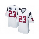 Men's Nike Houston Texans #23 Arian Foster Game White NFL Jersey