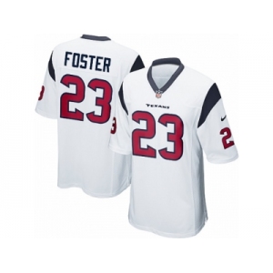 Men's Nike Houston Texans #23 Arian Foster Game White NFL Jersey