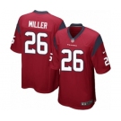 Men's Nike Houston Texans #26 Lamar Miller Game Red Alternate NFL Jersey