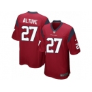 Men's Nike Houston Texans #27 Jose Altuve Game Red Alternate NFL Jersey