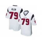Men's Nike Houston Texans #79 Jeff Allen Game White NFL Jersey