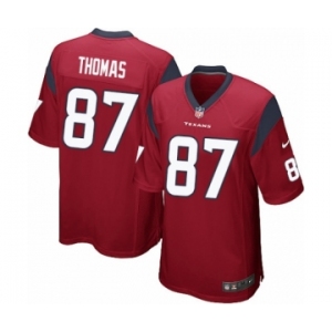 Men's Nike Houston Texans #87 Demaryius Thomas Game Red Alternate NFL Jersey