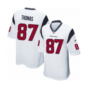 Men's Nike Houston Texans #87 Demaryius Thomas Game White NFL Jersey