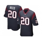 nike nfl jerseys houston texans #20 ed reed blue[game]