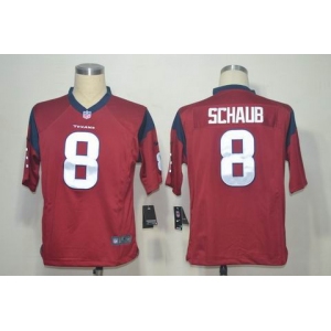 nike nfl jerseys houston texans #8 schaub red[game]