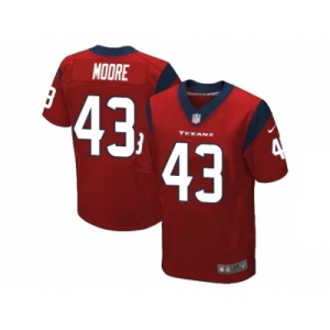 Men Nike Houston Texans #43 Corey Moore Elite Red Alternate NFL Jersey