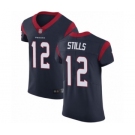 Men's Houston Texans #12 Kenny Stills Navy Blue Team Color Vapor Untouchable Elite Player Football Jersey