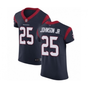 Men's Houston Texans #25 Duke Johnson Jr Navy Blue Team Color Vapor Untouchable Elite Player Football Jersey