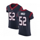 Men's Houston Texans #52 Barkevious Mingo Navy Blue Team Color Vapor Untouchable Elite Player Football Jersey