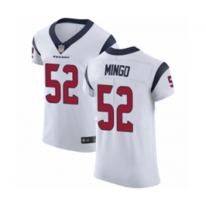 Men's Houston Texans #52 Barkevious Mingo White Vapor Untouchable Elite Player Football Jersey