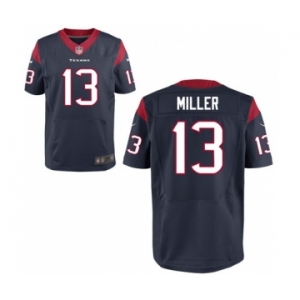 Men's Nike Houston Texans #13 Braxton Miller Elite Navy Blue Team Color NFL Jersey