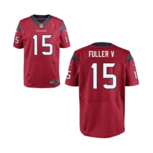 Men's Nike Houston Texans #15 Will Fuller Elite Red Alternate NFL Jersey[Fuller V]