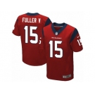 Men's Nike Houston Texans #15 Will Fuller V Elite Red Alternate NFL Jersey