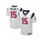 Men's Nike Houston Texans #15 Will Fuller V Elite White NFL Jersey