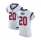 Men's Nike Houston Texans #20 Justin Reid White Vapor Untouchable Elite Player NFL Jersey