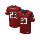 Men's Nike Houston Texans #23 Arian Foster Elite Red Alternate NFL Jersey