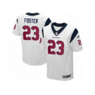 Men's Nike Houston Texans #23 Arian Foster Elite White NFL Jersey