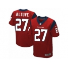 Men's Nike Houston Texans #27 Jose Altuve Elite Red Alternate NFL Jersey