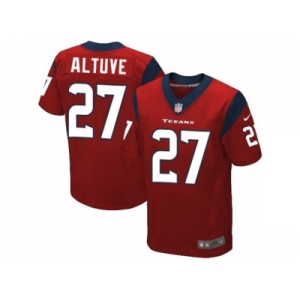 Men's Nike Houston Texans #27 Jose Altuve Elite Red Alternate NFL Jersey