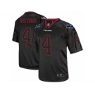 Men's Nike Houston Texans #4 Deshaun Watson Elite Lights Out Black NFL Jersey